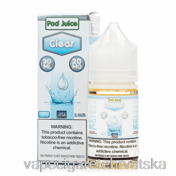 Vape Cigarete Clear - Mahuna Sok - 30ml 10mg